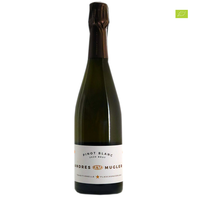 Andres & Mugler Pinot Blanc Brut - weine-leipzig