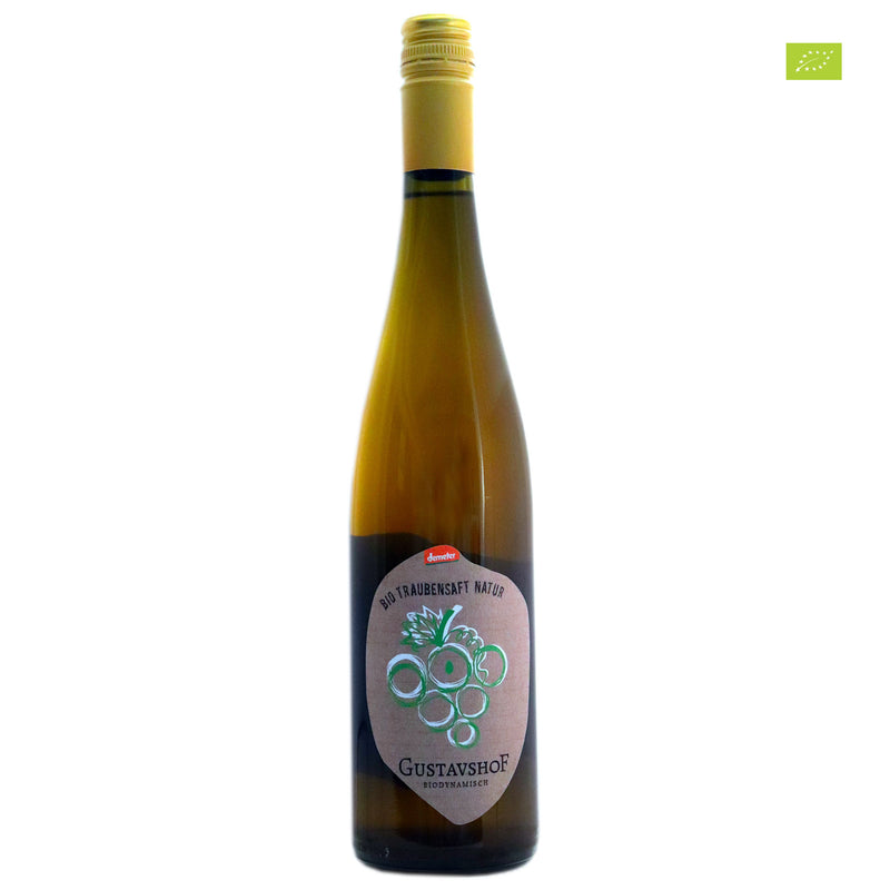 Gustavshof Traubensaft naturtrüb weiß - weine-leipzig