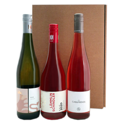 Weinpräsent Trio à la Rosé - weine-leipzig
